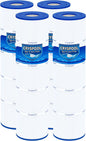 Cryspool® 07080 Filter Compatible with Jandy CL460, CV460, A0558000, R0554600, PJAN115, C-7468, FC-0810, 4X115 sq.ft Pool Filter Cartridges, 4 Pack