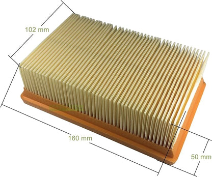 Air filter compatible with Kärcher WD4 WD5 WD6 P S Premium Renovation Car Kit / 28630050