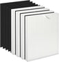 4 Pack Upgraded Air 108 Filter Replacement, Compatible with Oreck AirInstinct 75, 100, 108, 150, 200 Air Purifiers, Includes 4 Filters and 8 Carbon Fiber Pre-Filters
