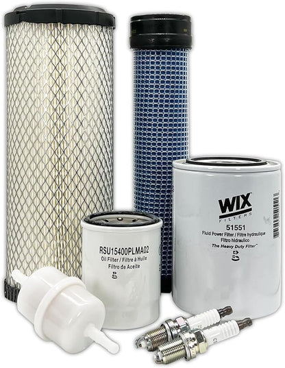 HERO Maintenance Filter Kit For Barreto 20RTK/23RTK Trencher Filters Compatible With OEM 15400PLMA02PE 03952 070225OUTER 070225INNER 16910Z6L003 980795587G Engine: GX690 (Donaldson Air Filter)