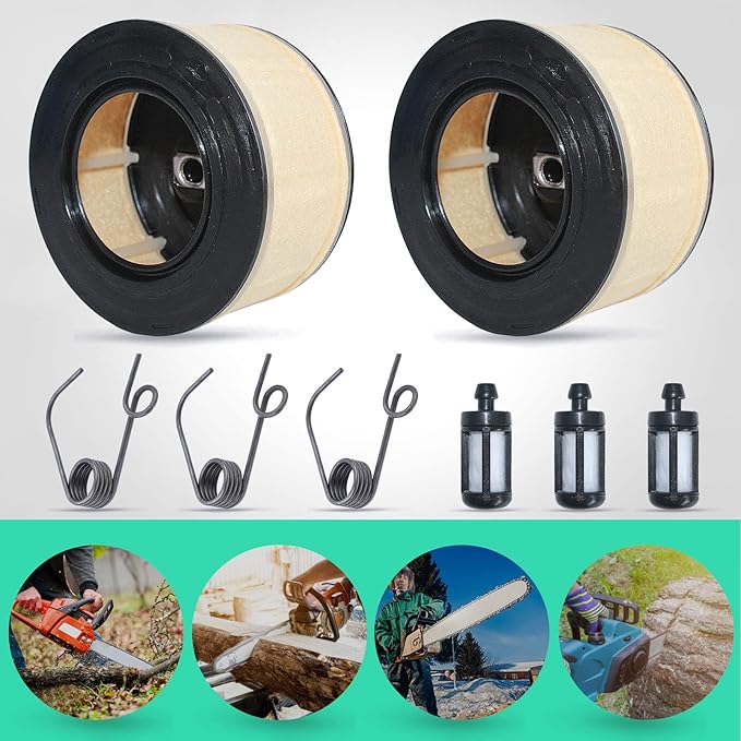 1141 120 1600 Air Filter for Stihl MS231 MS231C MS251 MS251C MS271 MS271C MS291 MS291C MS311 MS391 Chainsaw, MS231 Air Filter with Fuel Filter Return Spring Replacement Parts 1141 120 1600
