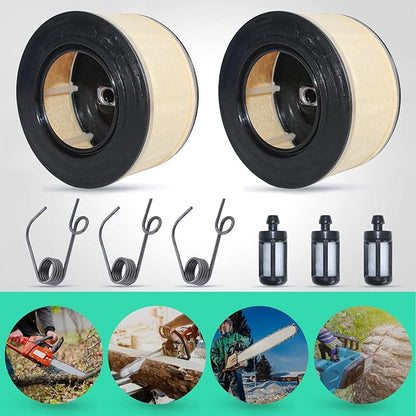 1141 120 1600 Air Filter for Stihl MS231 MS231C MS251 MS251C MS271 MS271C MS291 MS291C MS311 MS391 Chainsaw, MS231 Air Filter with Fuel Filter Return Spring Replacement Parts 1141 120 1600