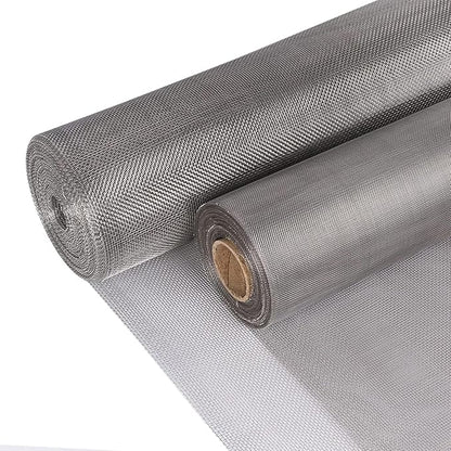 304 Stainless Steel Fine Wire Mesh Roll 60 Mesh 120 Mesh, Tight Weave Screen for Kitchen Hood and Dust Guard