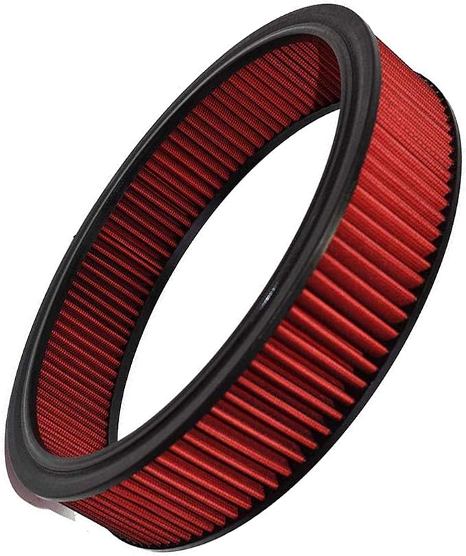 A-Team Performance 14x3 Air Filter Element - Washable & Reusable High Flow Filter - Compatible with GM, Ford & Mopar Oldsmobile & Pontiac