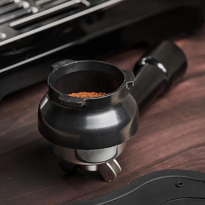 Dosing Funnel 54mm Espresso Coffee Accessrioes for Breville Barista Portafilter Hands-Free Black