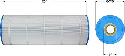 Pureline Pool Replacement Cartridge Filter, 125 Sq Ft, PL0124, Compatible with Sta-Rite PXC-125, Waterway Pro Clean
