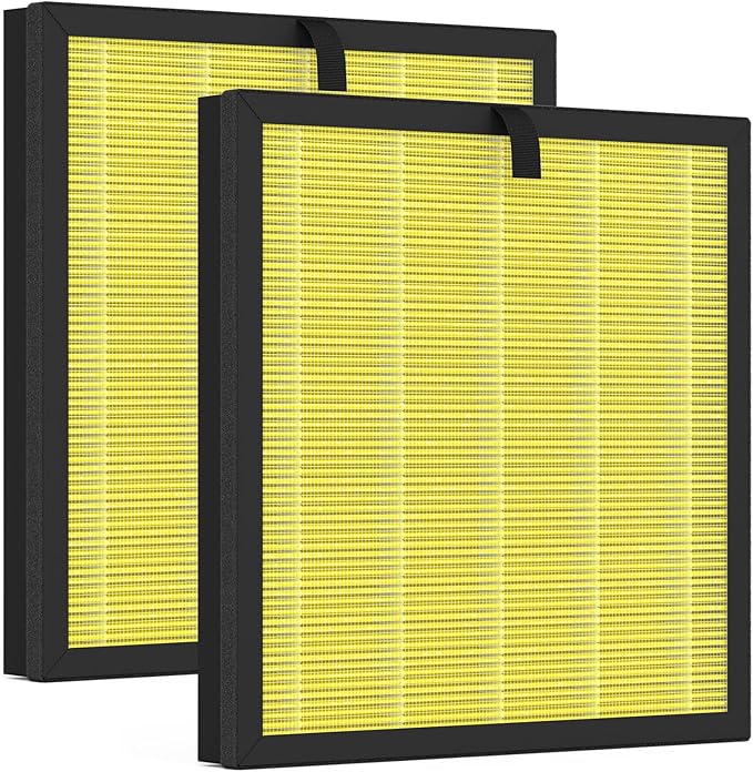 2 Packs G3 Pet Care Replacement Filter Compatible with Ameifu G3, Vewior A3, Tailulu HQZZ-260 Air Cleaner Purifier, 3-in-1 Filter of Premium Filter and Activated Carbon