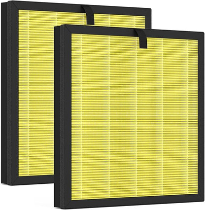 2 Packs G3 Pet Care Replacement Filter Compatible with Ameifu G3, Vewior A3, Tailulu HQZZ-260 Air Cleaner Purifier, 3-in-1 Filter of Premium Filter and Activated Carbon