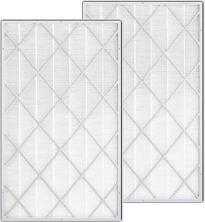 HE601 Replacement Filter for Shark HE6FKPET HE601 HE602 6 Fan, 3-in-1 Filter System - Absorbs 99.97% Particulates, Part # HE6FKPET, HE6FKBAS, HE6FKPRO, 2 Pack