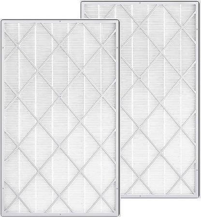 HE601 Replacement Filter for Shark HE6FKPET HE601 HE602 6 Fan, 3-in-1 Filter System - Absorbs 99.97% Particulates, Part # HE6FKPET, HE6FKBAS, HE6FKPRO, 2 Pack