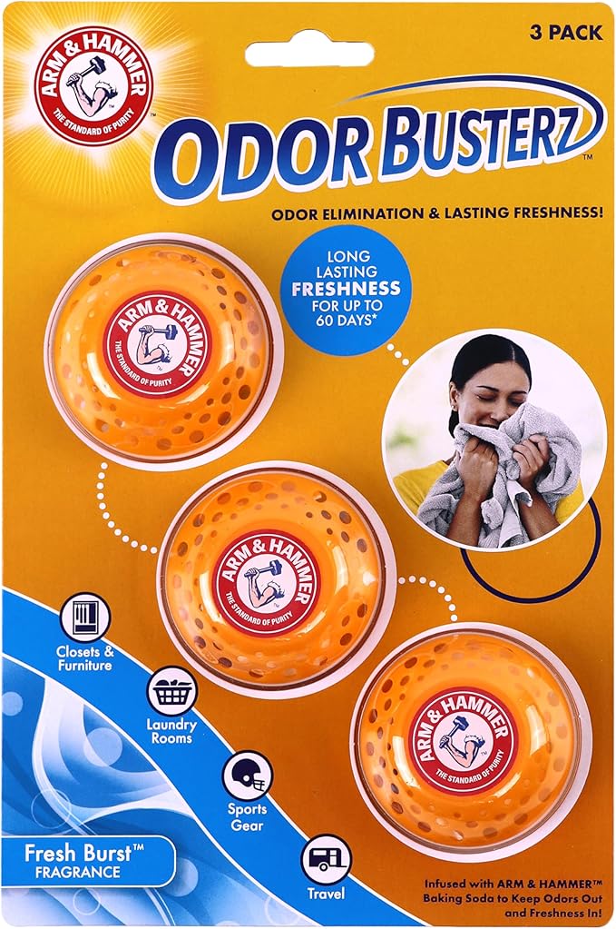 Arm & Hammer Odor Busterz Fresh Burst (3 count) (Pack of 12)