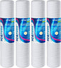 ICEPURE 5 Micron 4.5" x 20" Whole House String Wound Sediment Water Filter Cartridge for Well Water, Replacement for WP5BB20P/WP25BB20P, SDC-45-2005, SP-WP5-20BB, SWC-45-2005, 4PACK
