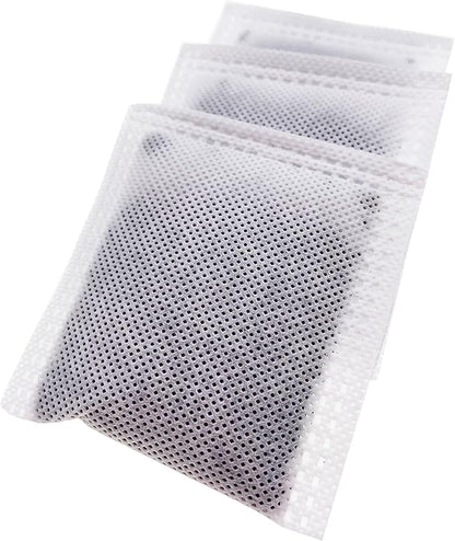 4 Pack Compact Activated Charcoal Odor Absorbing Filter Refill Deodorizer Compatible with iTouchless Cans 2.5 Gal, 3 Gal, 4 Gal and Other SmallTrash Cans Under 8 Gallons with Filter Compartment