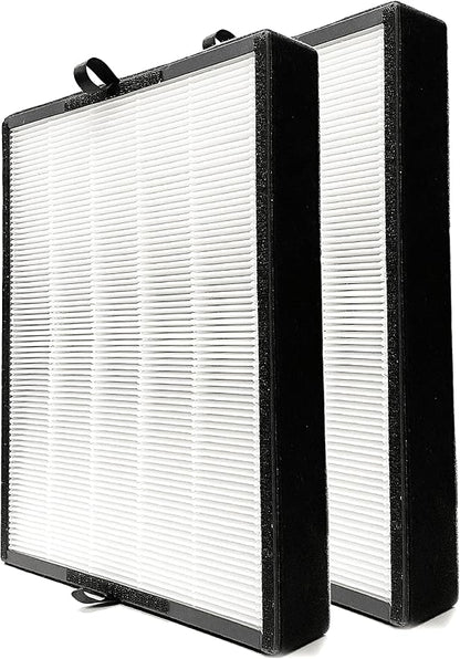 Nispira True HEPA Filter Replacement Compatible with Breathe 45i Smart Flex Air purifier. Compared to Part B4-Odor, B4-Fresh, FL40-Silver-Carbon, 2 Packs