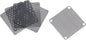 uxcell PC Dust Fan Screen with Screws for Cooling Dustproof Case Cover PVC 60mm 5pcs