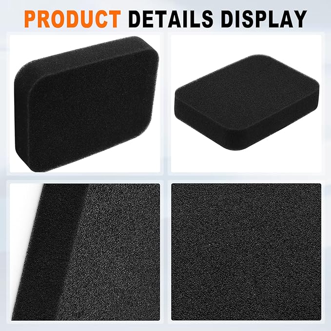 LOCOPOW 502844401 Air Filter for Husqvarna 150BT 350BT 350BF 560BTS 560BFS RedMax EBZ5100 EBZ5150 EBZ5150 EBZ6500 Backpack Blower Part