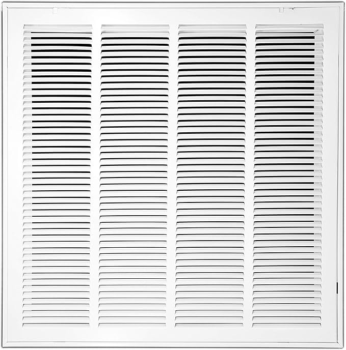 Venti Air 24" X 24" Steel Return Air Filter Grille - Removable Face/Door for 1 inch Filters - HVAC Duct Cover Grill (2-3 Business Day Delivery) [Outer Dimension: 26.5"W X 26.5" H]