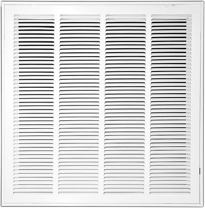 Venti Air 24" X 24" Steel Return Air Filter Grille - Removable Face/Door for 1 inch Filters - HVAC Duct Cover Grill (2-3 Business Day Delivery) [Outer Dimension: 26.5"W X 26.5" H]