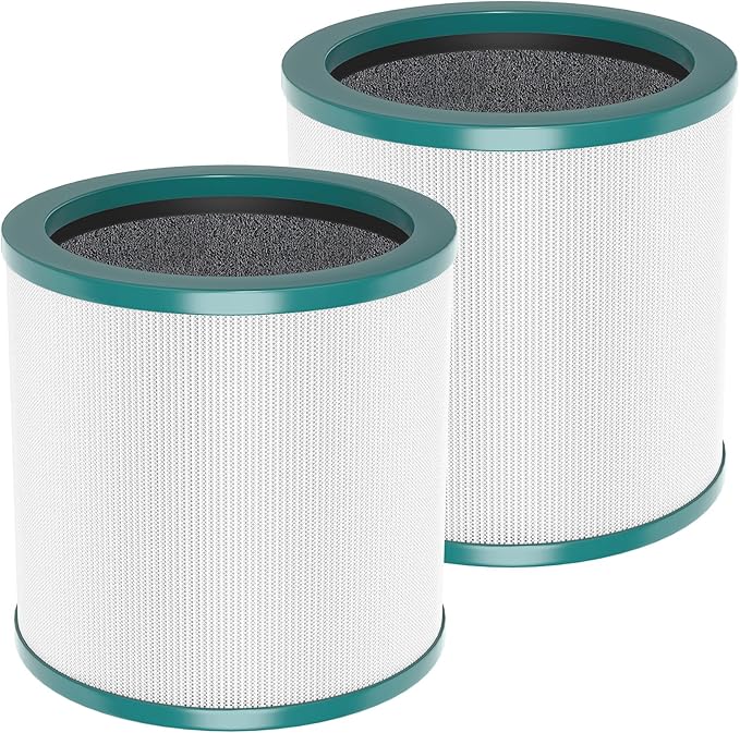 TP01 HEPA Filter Replacement Compatible Only with Dyson Tower Purifier Pure Cool Link TP01, TP02, TP03, AM11, BP01 Models, Replace Part 968126-03 – NOT for HP or DP Series (2 Pack)