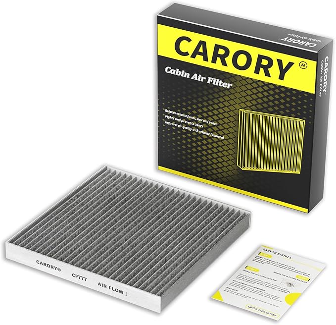 Cabin Air Filter w/Activated Carbon for Ford Ranger 2019 2020 2021 2022 2023 2024 2025 2026, KB3Z19N619A, CF12776, FP-88