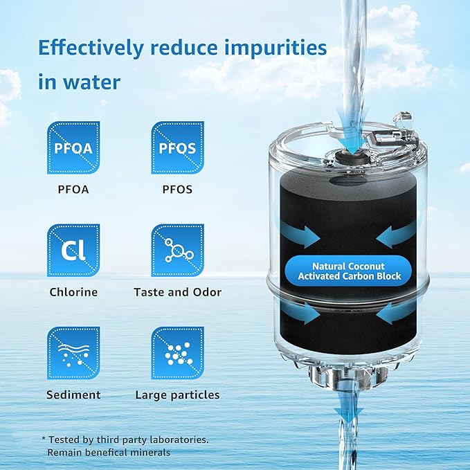 Filterlogic NSF Certified Water Filter, Replacement for PUR® RF9999® Faucet Water Filter, Pur® PLUS Faucet Model FM-2500V, FM-3700, PFM150W, PFM350V, PFM400H, PFM450S (Pack of 6),Model No.: FL-FF08