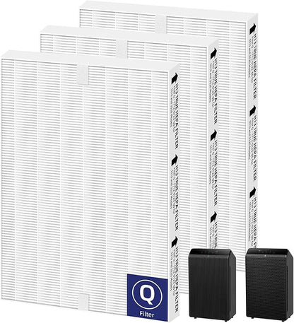 5510 5520 HEPA Air Purifier Filter Q Replacement for Winix Plasmawave Air Purifier,# 1712-0123-00,3 Pack