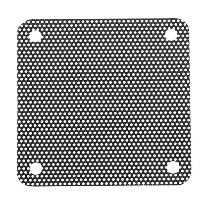 MECCANIXITY 20PCS PC Dust Filter, 50mmx50mm PVC Computer Case Cooler Dustproof Mesh Cover Fan Grills for Computer Chassis Speaker, Black