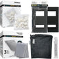 SPEC (3 Gal,5 Gal) | EVO(5 Gal) | Flex (9 Gal) Maintenance & Replacement Filter Media Kit, Including Trident Mesh Bags(SPEC EVO Flex Activated Carbon 3-Packs, BioMax, Foam Filter Block)