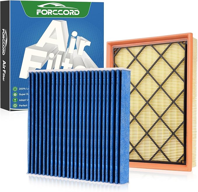 Cabin & Engine Air Filter Fits for Escape 2020-2026 1.5L/2.0L (Not Hybrid); Bronco Sport 2021-2026 1.5L/2.0L; Maverick 2022-2026 2.0L (Not Hybrid) Air Filter Replace#CF12772 JX6Z9601A