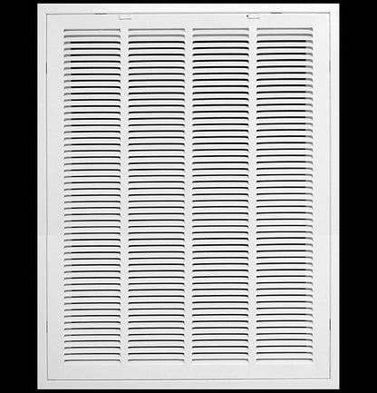 HVAC Premium 20 x 34 Duct Opening Steel Return Air Filter Grille, for 1-inch Filter, Removable Door, Flat Stamped HVAC Vent Cover Grille, Outer Dimensions 22.5 x 36.5