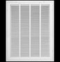 HVAC Premium 20 x 34 Duct Opening Steel Return Air Filter Grille, for 1-inch Filter, Removable Door, Flat Stamped HVAC Vent Cover Grille, Outer Dimensions 22.5 x 36.5