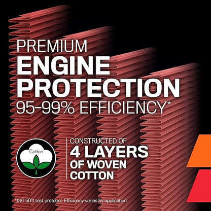 K&N High-Flow Original Lifetime Engine Air Filter: Increase Power: Premium, Washable: Compatible with 2019-2025 Cadillac/Chevy/GMC: Escalade, Silverado, Suburban, Tahoe, Sierra, Yukon, 33-5083