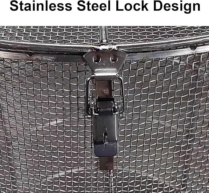 Stainless Steel Pump Filter Cover Water Pump Protective Cover Sump Pump Anti-Clogging Outdoor 1mm Mesh Pump Cover Barrier Durable And Strong For Septic Tanks Farm Irr(Size:30x80cm/11.8"x31.4",Color:A)