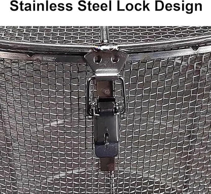Stainless Steel Pump Filter Cover Water Pump Protective Cover Sump Pump Anti-Clogging Outdoor 1mm Mesh Pump Cover Barrier Durable And Strong For Septic Tanks Farm Irr(Size:30x80cm/11.8"x31.4",Color:A)