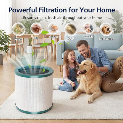 TP01 HEPA Filter Replacement Compatible Only with Dyson Tower Purifier Pure Cool Link TP01, TP02, TP03, AM11, BP01 Models, Replace Part 968126-03 – NOT for HP or DP Series (2 Pack)