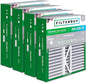 Filterbuy 20x20x5 Air Filter MERV 8 Essential Dust & Allergy Defense (4-Pack), Pleated HVAC AC Furnace Filters for Honeywell FC100A1011, Lennox X0585, and More (Actual Size: 19.63 x 19.88 x 4.38)