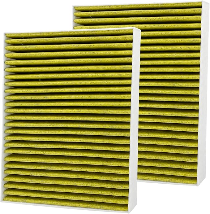 2PCS Capume Cabin Air Filter JM040 Fit for Camry 2021 2022 23 24 2025,Corolla,Prius Prime,RAV4,Sienna,Venza,Avalon,UX200,RX350,RX450h,NX250, NX350,ES350,Ascent,Crosstrek, Impreza,Legacy,Outback,CX-9