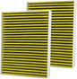 2PCS Capume Cabin Air Filter JM040 Fit for Camry 2021 2022 23 24 2025,Corolla,Prius Prime,RAV4,Sienna,Venza,Avalon,UX200,RX350,RX450h,NX250, NX350,ES350,Ascent,Crosstrek, Impreza,Legacy,Outback,CX-9