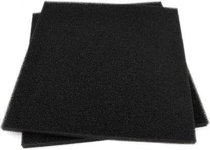 Aquarium Filter Bio Sponge Pad, Foam Sponges Filter Media, Cut fit it Filter Accessories for Fish Tanks and Ponds (18"x18"x0.8" (35PPI) 2 Pack)