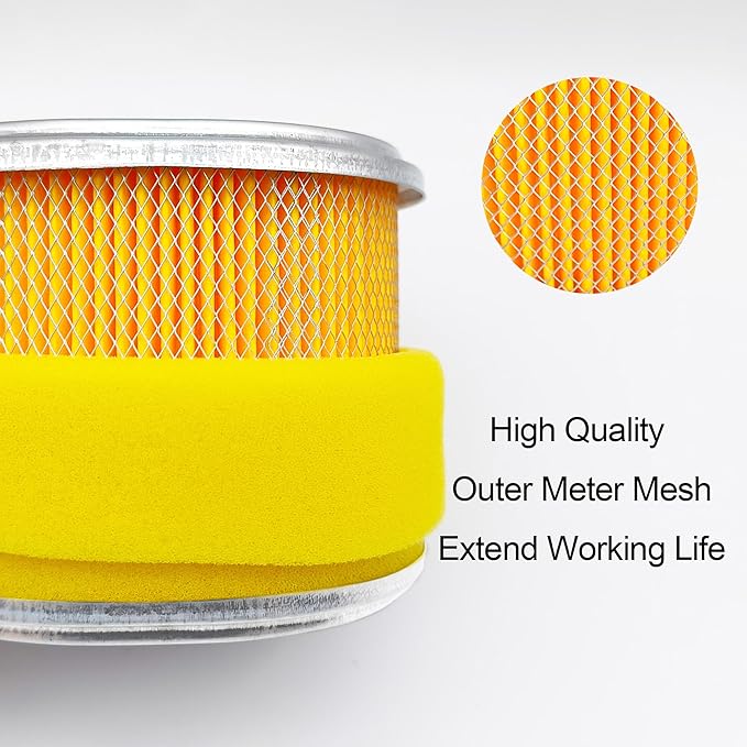 AFZE30 Air Filter Compatible with Honda GX340 GX 390 11HP 13HP Engine 17210-ZE3-505 17210-ZE3-010 Air Cleaner Lawn Mower with Spark Plug