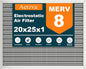 20x25x1 Reusable Air Filter, Washable, MERV 8, Permanent Electrostatic Air Filter, Lasts a Lifetime, Breathe Safely at Home or in the Office