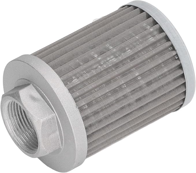 WALFRONT Hydraulic Suction Filter Stainless Steel Oil Filter 40LMin Rate for Hydraulic Systems Automotive and Engineering Machinery
