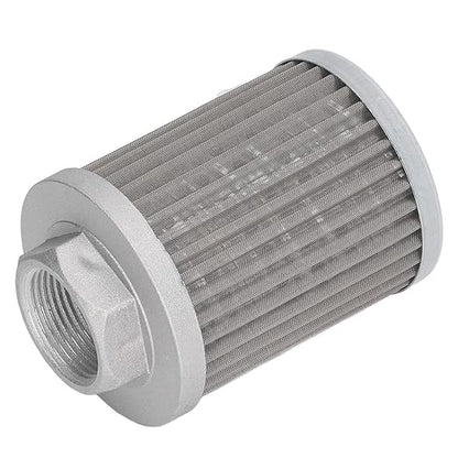 Qiilu Suction Strainer Filter - Stainless Steel Oil Filter for Hydraulic Systems,Works with Car Engines and Generators - and Pollutants Removal