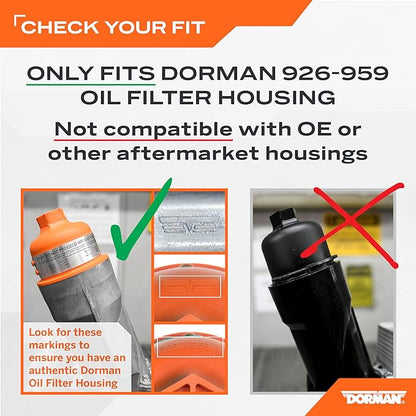Dorman 926-959G Oil Filter Housing Seal Kit Universal Fit