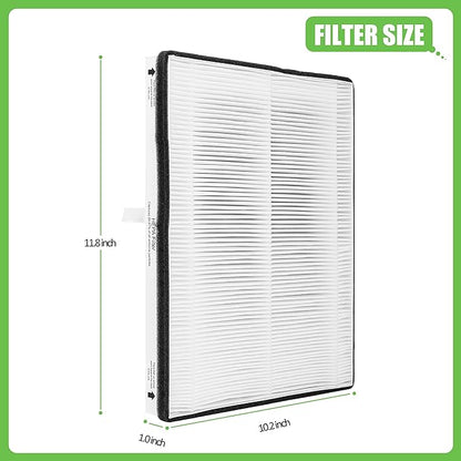 MD1-0022 Replacement Filter, Compatible with Vornado Air Purifier Models AC300, AC350, AC500, AC550, PCO200, PCO300 and PCO500, 2 HEPA Filter MD1-002 + 4 Pre-Filter MD1-0023