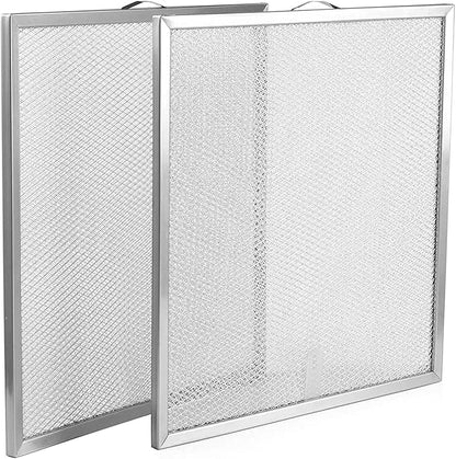 99010316 Range Hood Filter, for Broan Kitchen Exhaust Grease Filter, Stove Hood Vent Air Filters 11 1/4" x 11 3/4" x 3/8" Reinforced Aluminum Frame fit S99010316, NTK7450000,990721400A (2 Pack)