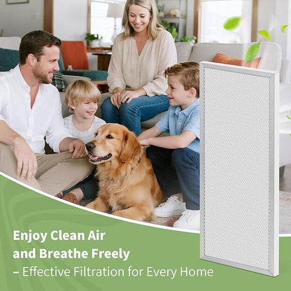 14x30x1 Reusable Air Filter MERV 8 Washable Furnace & AC Filter with 2 Extra Media Pads, Aluminum Electrostatic Air Filters for Home, Fits HVAC System, Air Conditioner, Air Handler
