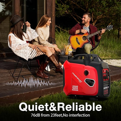 PowerSmart 2500-Watt Portable Inverter Generator with Quiet Technology