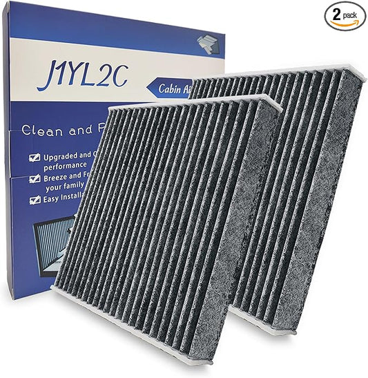 2 Pack Cabin Air Filter For Santa Fe 2021-2023,Santa Cruz 2022-2023,Elantra 2021-2023/Elantra N 2022-2023,Sonata 2020-2023,Tucson 2022-2023,K5 2021-2023,Replacement for CF12820, 042-2261