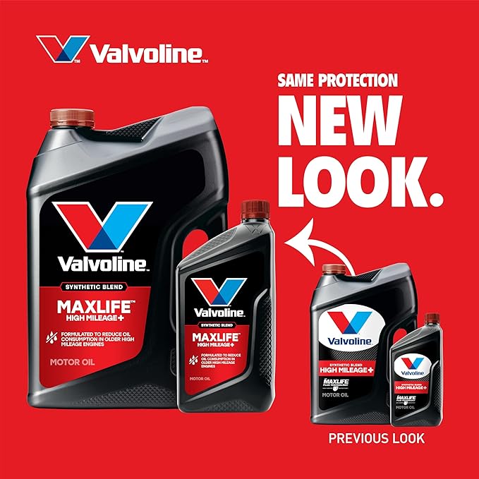Valvoline High Mileage 150K with Maxlife Plus Technology 5W-20 Motor Oil 1 Quart